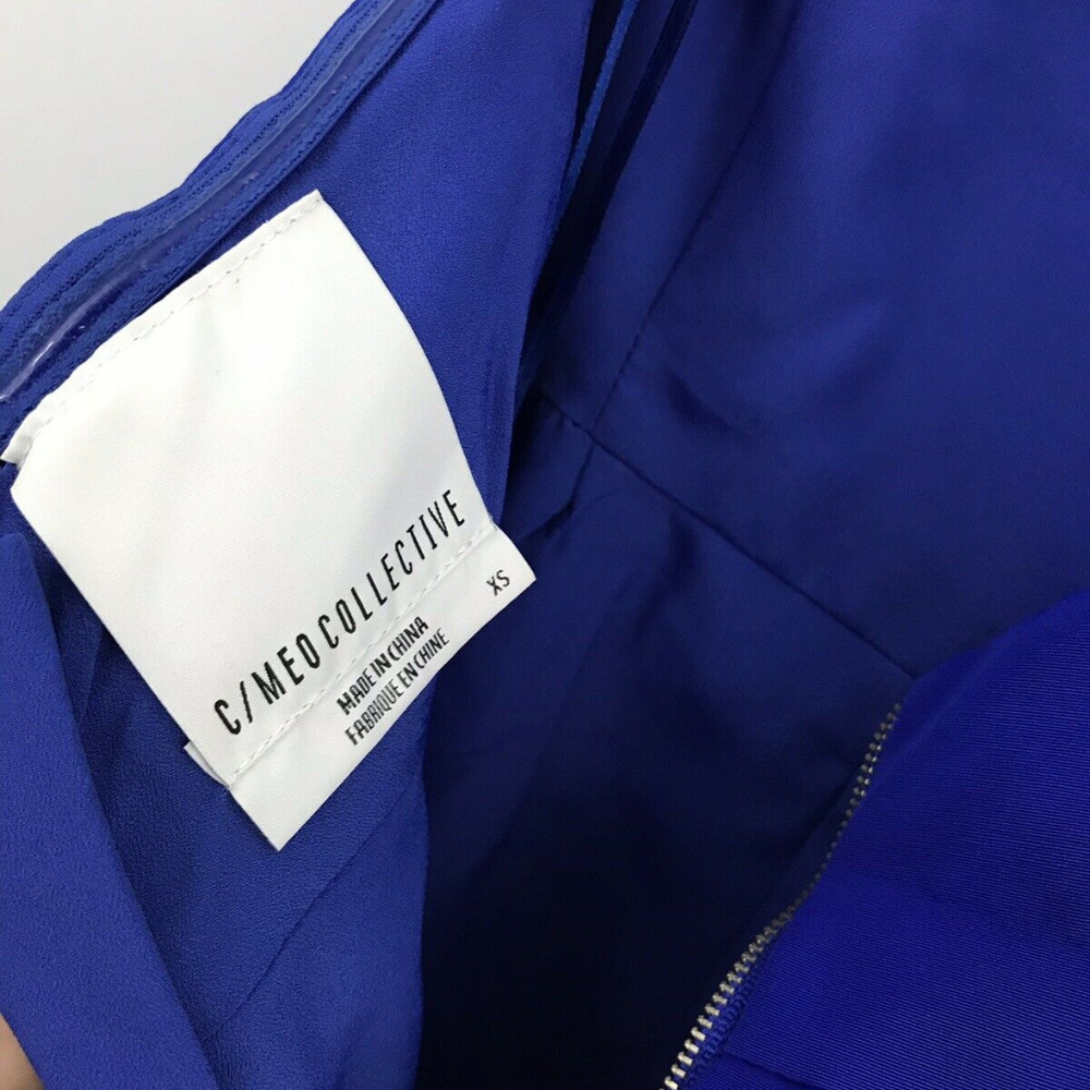 C/MEO Collective Peplum Royal Blue Dress Size XS - Picture 9 of 11